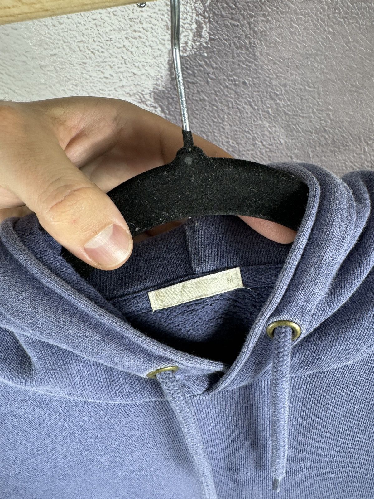GU × Japanese Brand GU Blue Japanese clothing hoodie faded Size US M / EU 48-50 / 2 - 9 Thumbnail