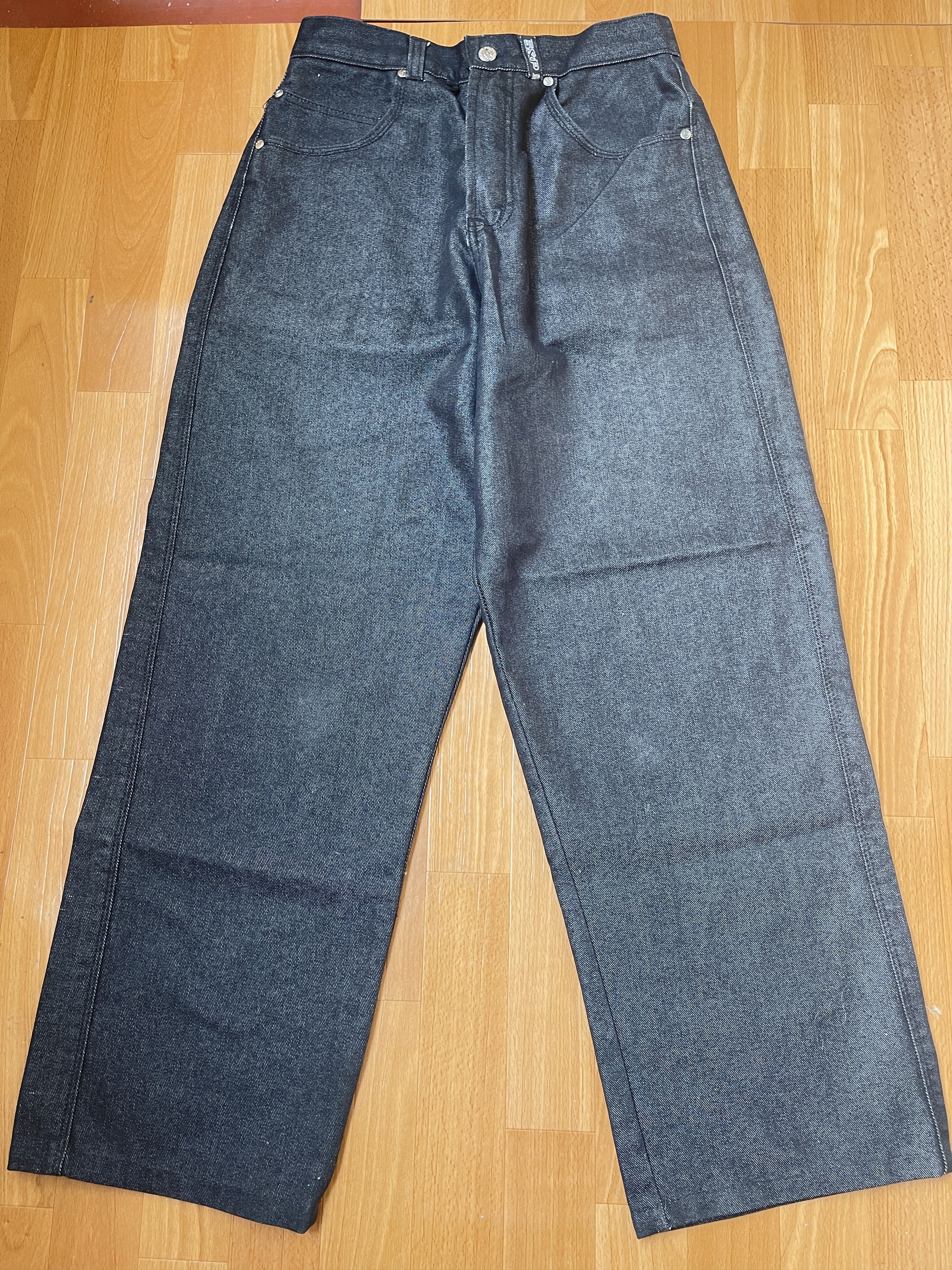 Southpole Southpole jeans, shiny gray silver vintage baggy, 90s Y2K 28 Size US 28 / EU 44 - 2 Thumbnail