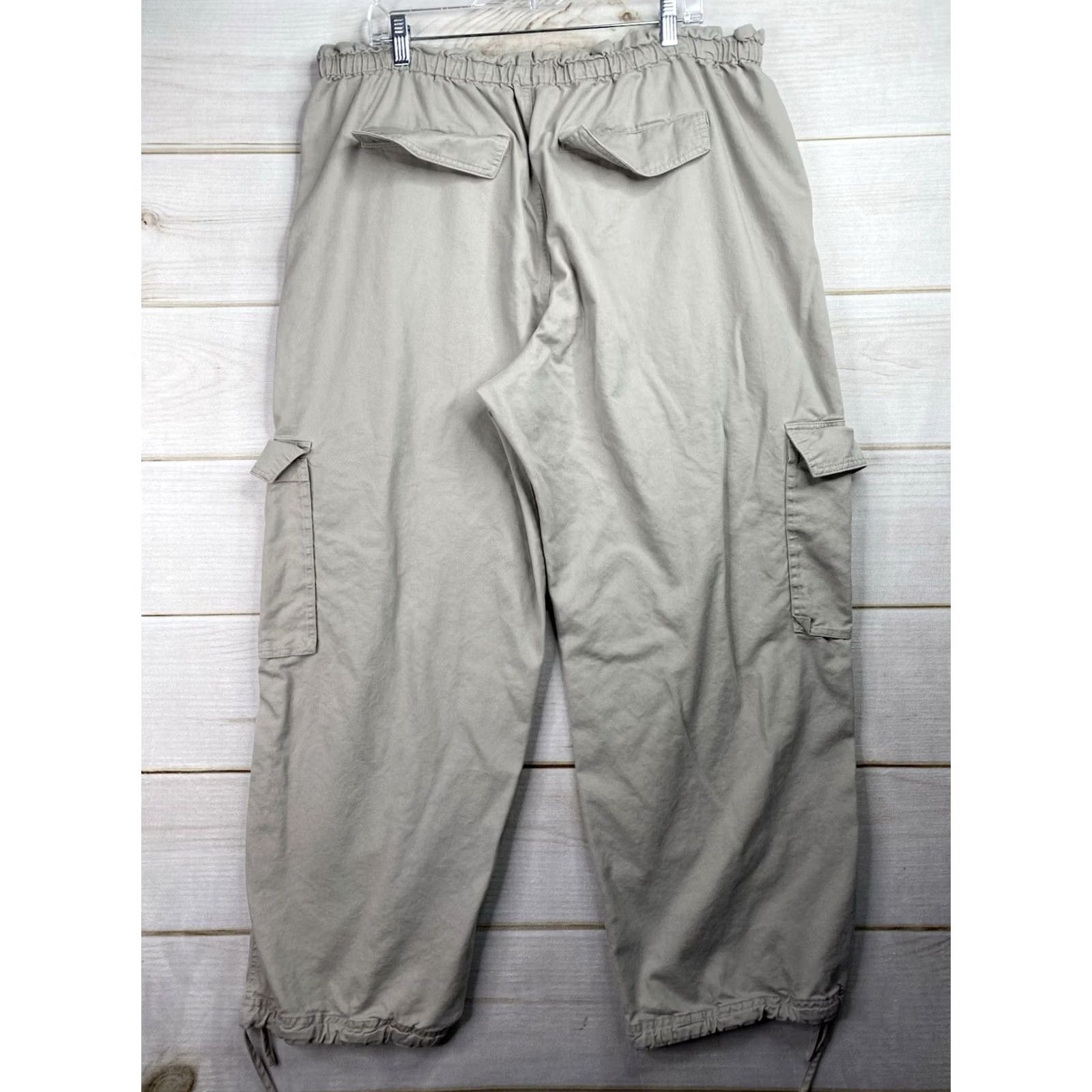 Abercrombie & Fitch Abercrombie & Fitch Cargo Pants XL Khaki Baggy Paratrooper Y2K Wide-Leg Unisex Pants Size US 36 / EU 52 - 7 Thumbnail