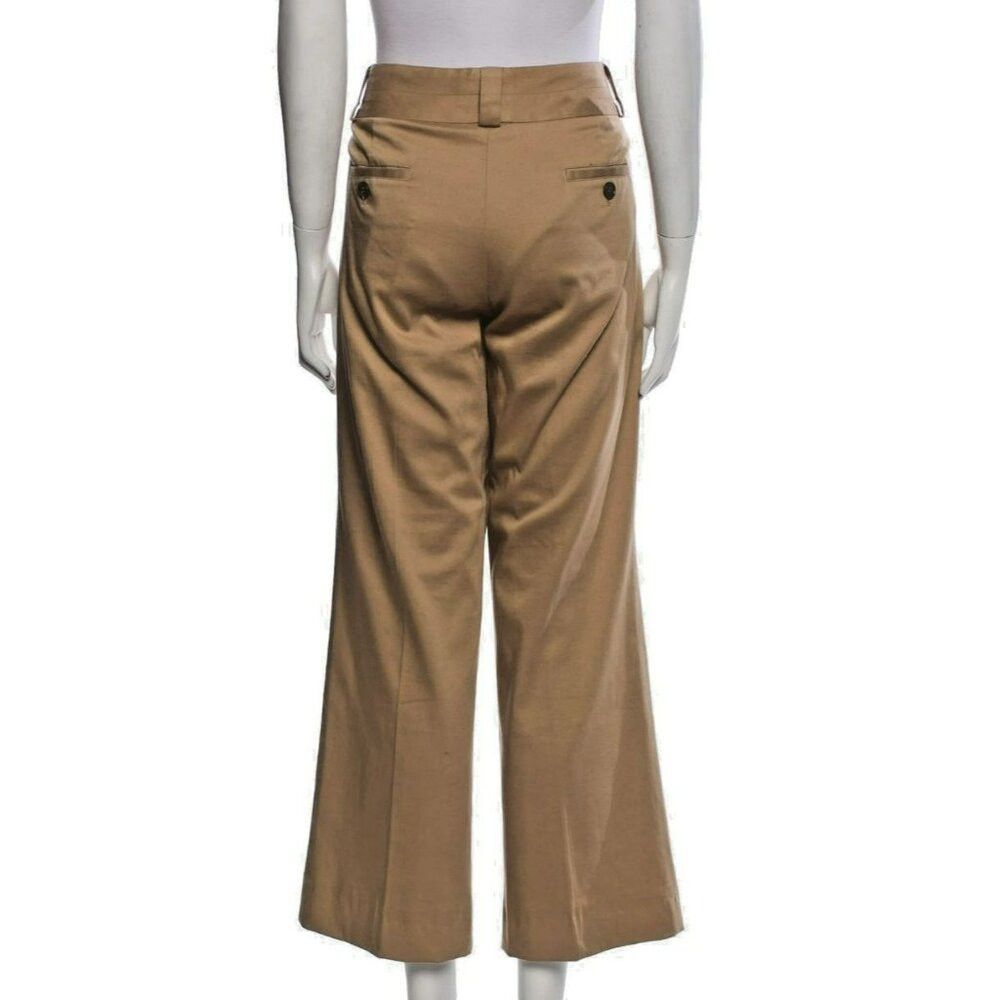 Burberry Burberry Pants Size 8 – Brown Cotton Blend, Wide Leg, Mid-R Size 30" / US 8 / IT 44 - 6 Thumbnail