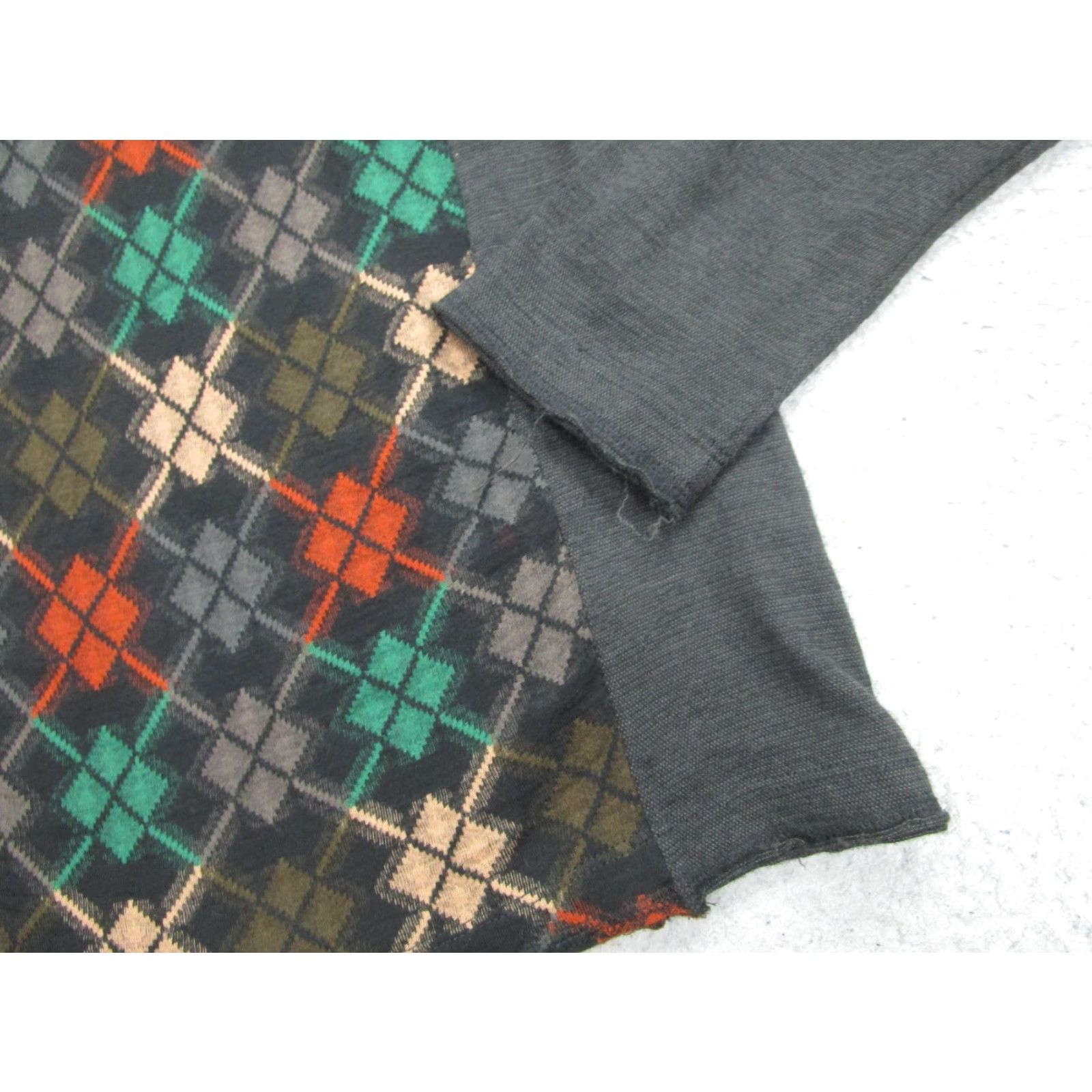 Hugo Boss Hugo Boss Sweater Mens Medium Gray Argyle Long Sleeve Wool Blend Pullover Turkey Size US M / EU 48-50 / 2 - 7 Thumbnail