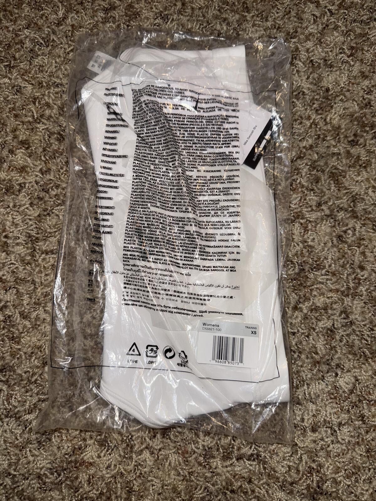 Nike Nike Swoosh Medium Support Women's Padded Sports Bra Size ONE SIZE - 4 Thumbnail