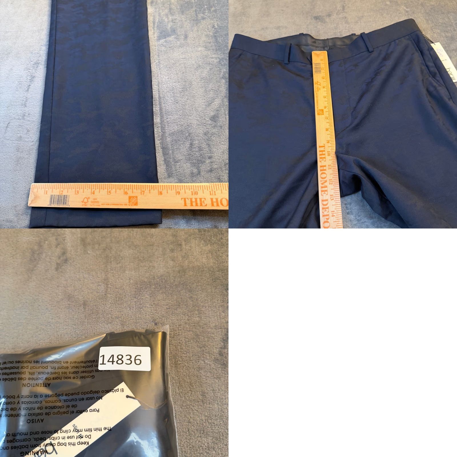 Bar III Bar III Slim Fit Navy Blue Dress Pants Wool Blend Men's 36W 34L Nwt Wool Poly Dress Pants Bar III Men’s Slim Pants Navy Blue Workwear Casual 90s? Size US 36 / EU 52 - 8 Thumbnail