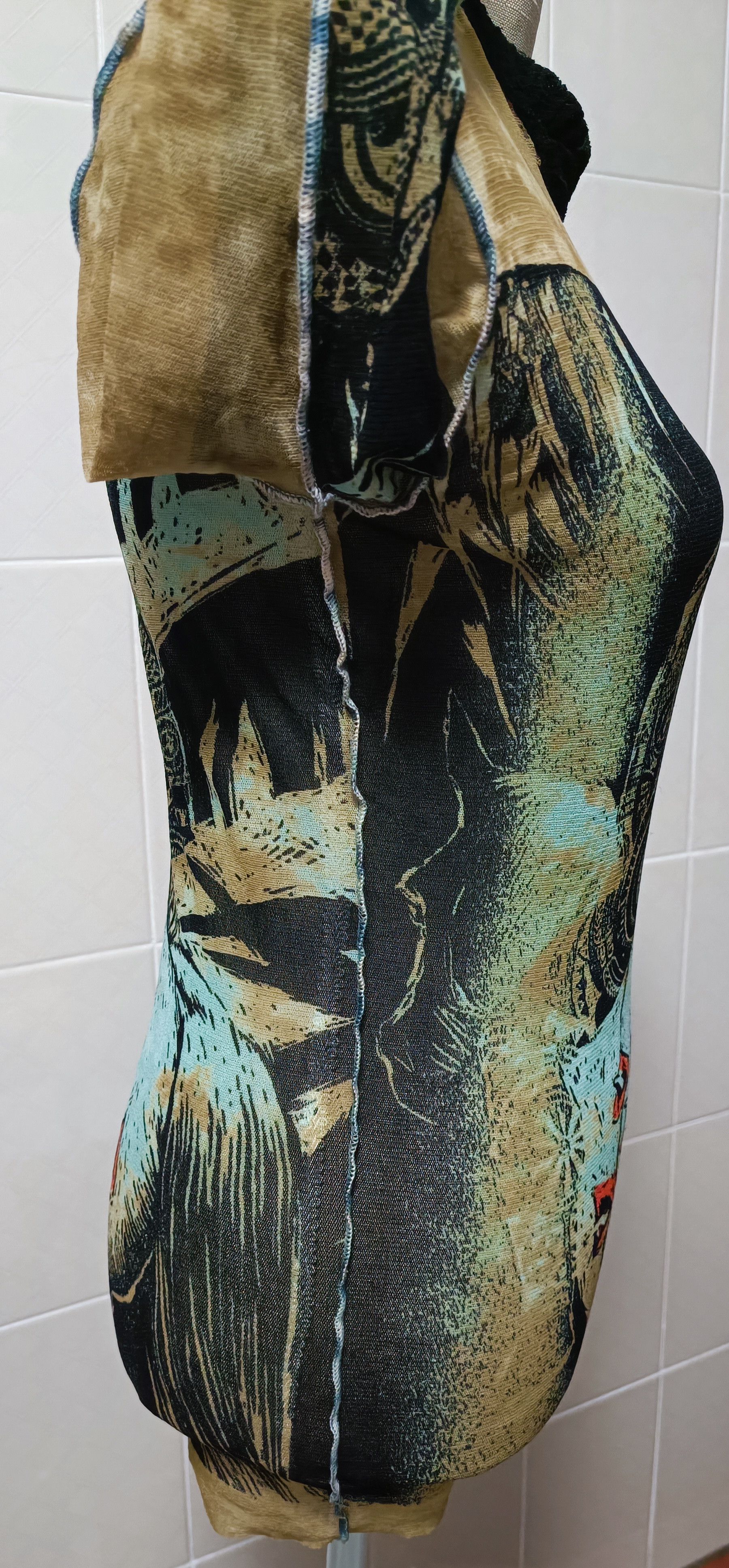 Jean Paul Gaultier 90's - archive - tribal man silhouette mesh top Size M / US 6-8 / IT 42-44 - 21 Thumbnail