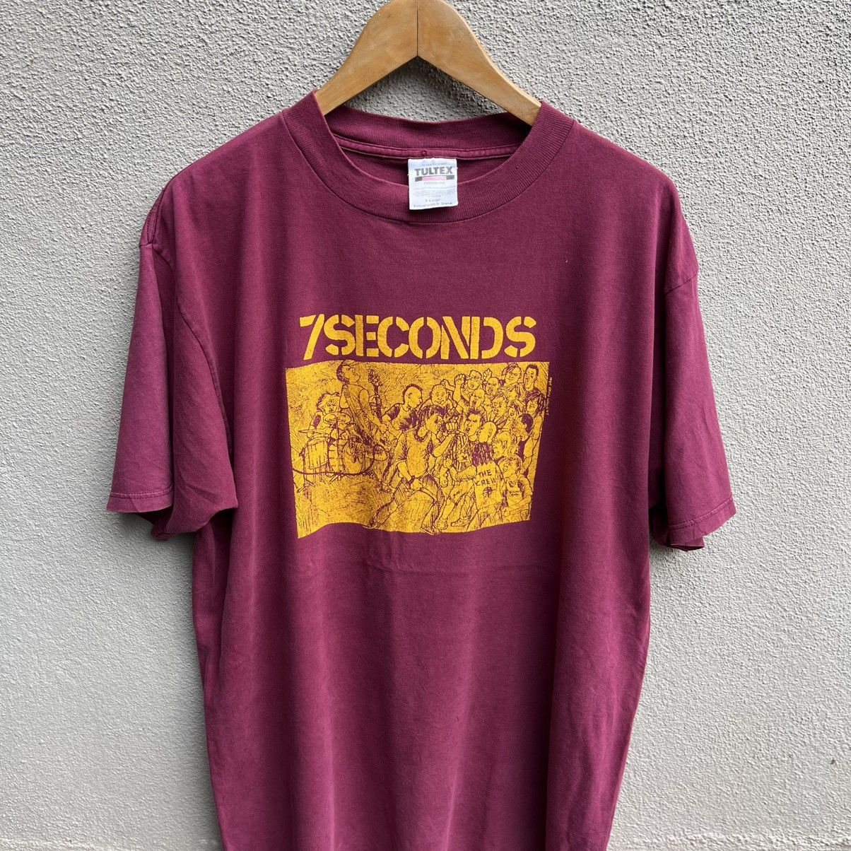 Band Tees Vintage 7 SECONDS band tee hardcore punk Size US XL / EU 56 / 4 - 2 Thumbnail