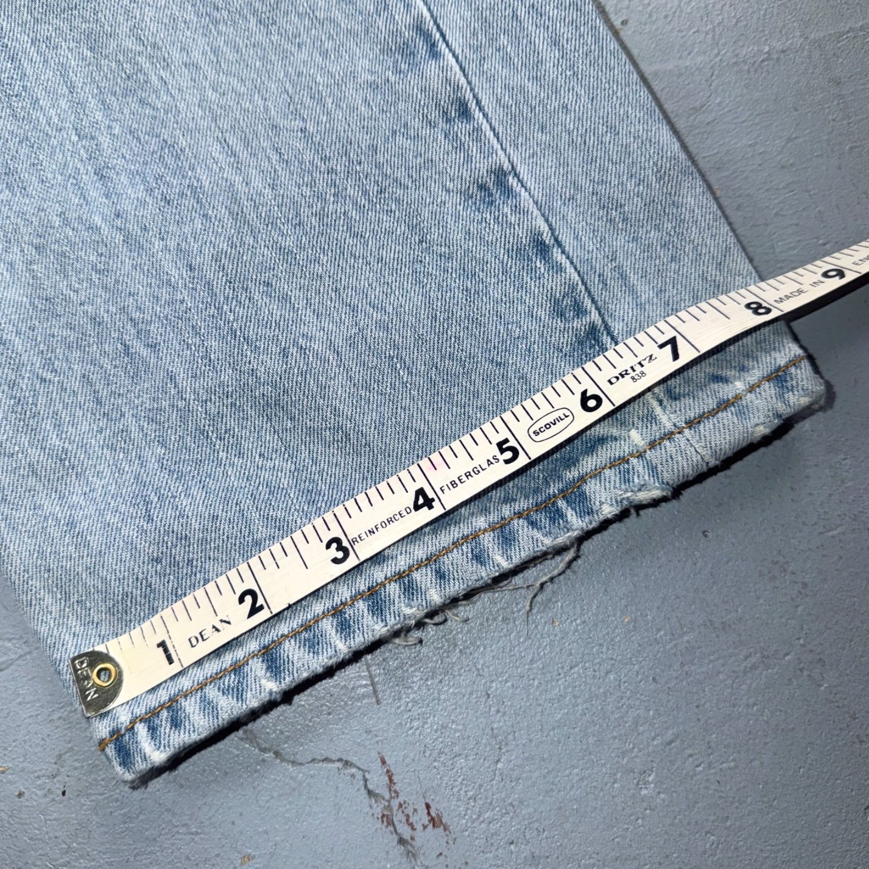 Levi's Levis 501 Vintage 90s Jeans Blue Light Wash 34x32 Regular Men Straight Denim Size US 34 / EU 50 - 5 Thumbnail