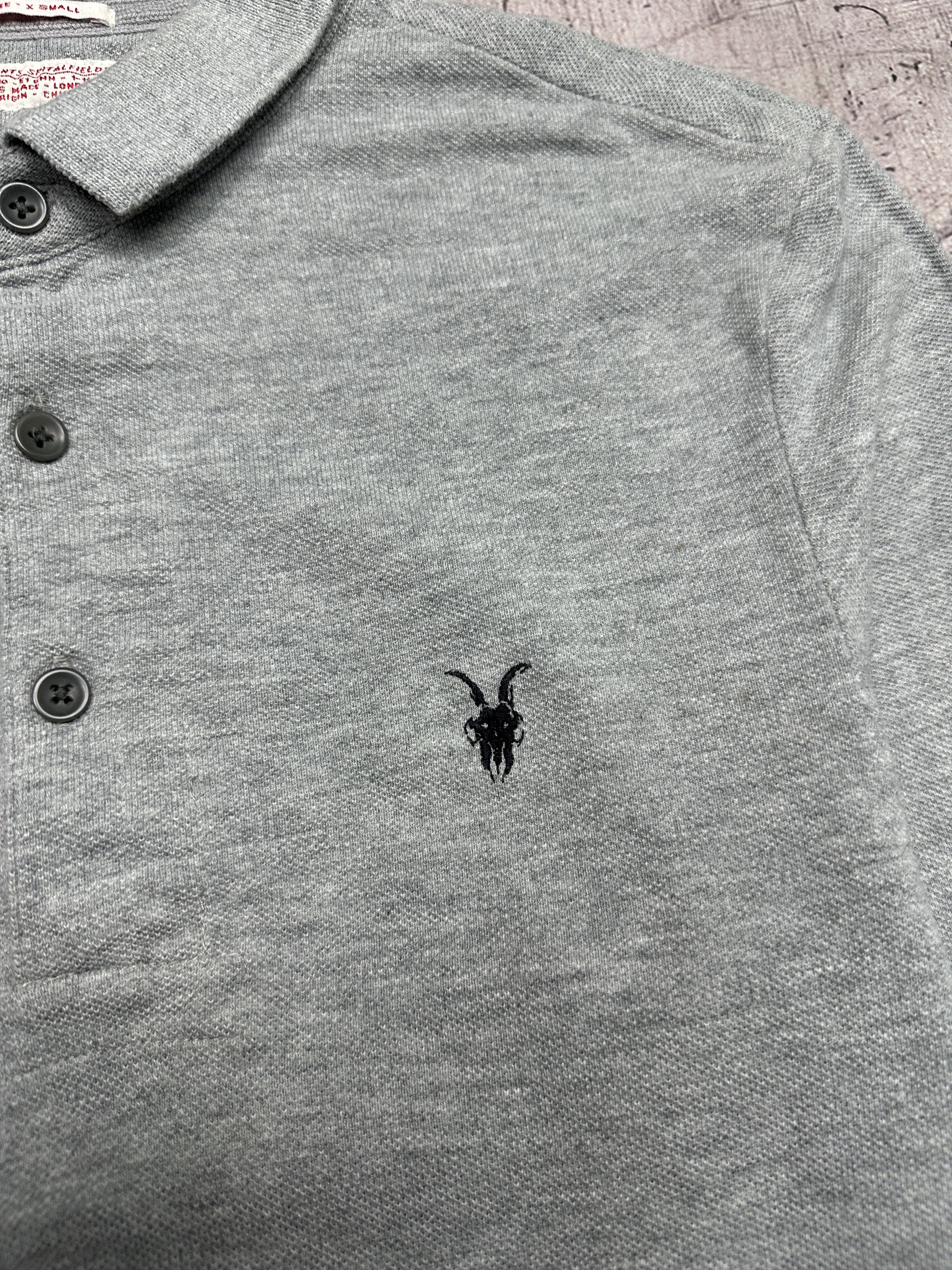 Allsaints Allsaints Mens Sandringham Long Sleeve Polo Shirt Size US XS / EU 42 / 0 - 3 Thumbnail