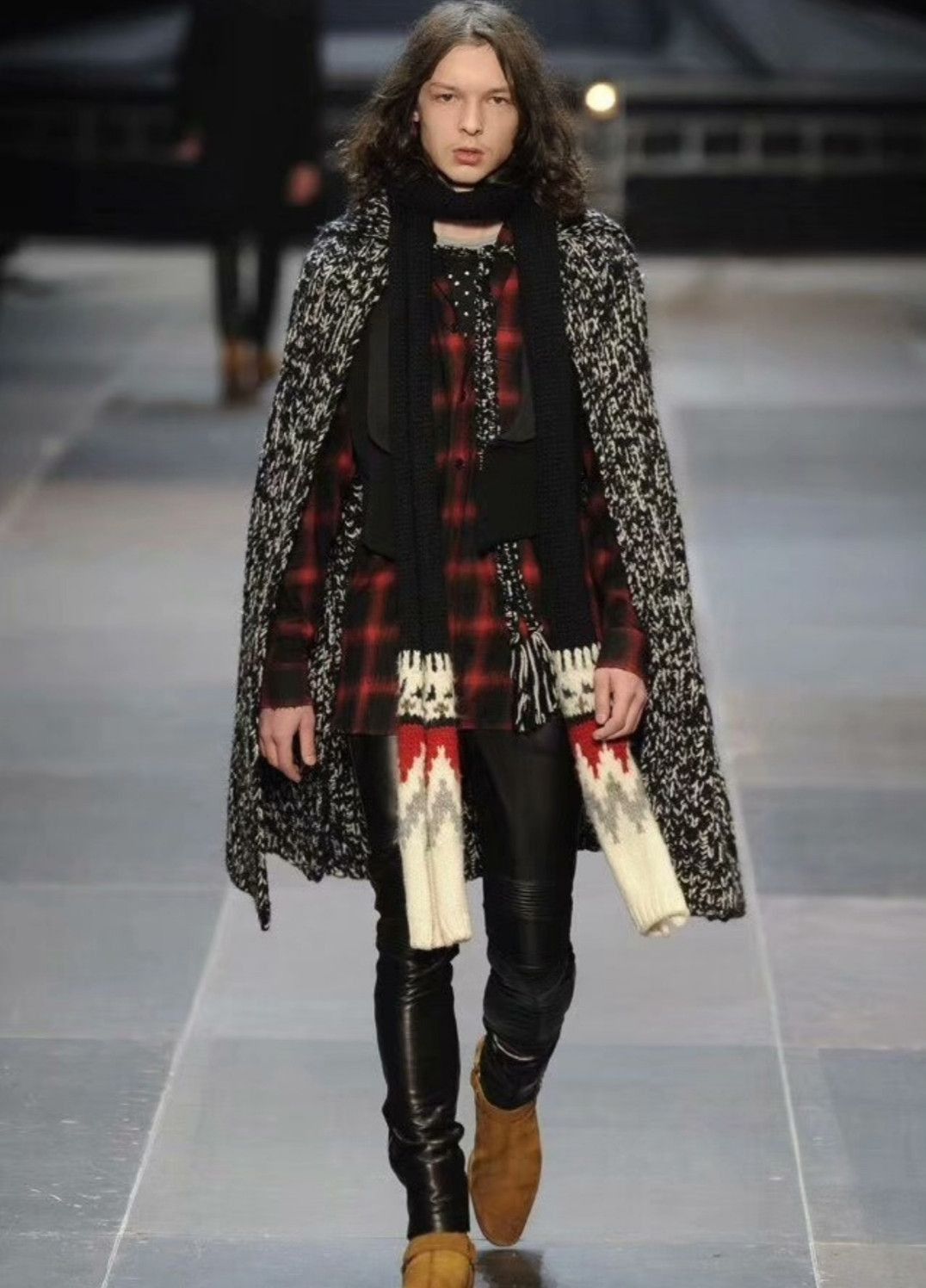 Saint Laurent Paris Saint Laurent Black and white cloak-2505 Size US M / EU 48-50 / 2 - 3 Thumbnail