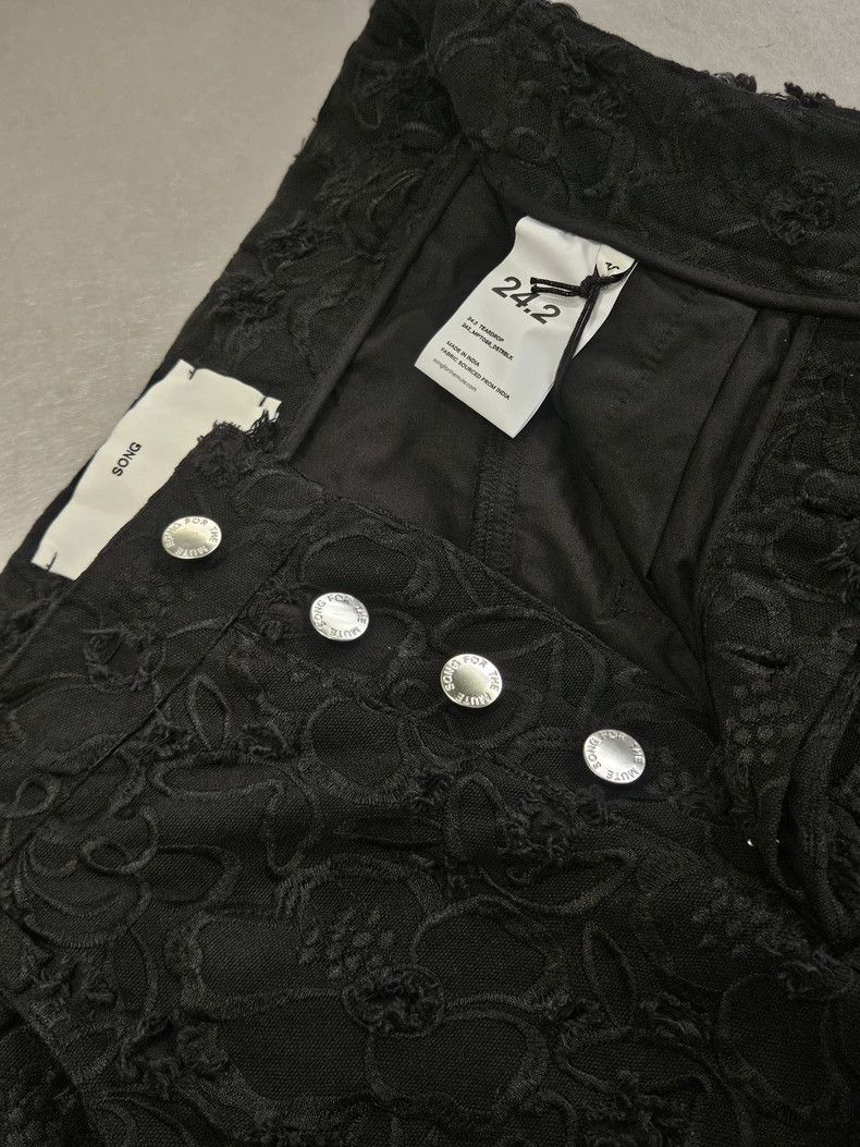 Song For The Mute Song For The Mute black hand-embroidered jean Size US 32 / EU 48 - 5 Thumbnail