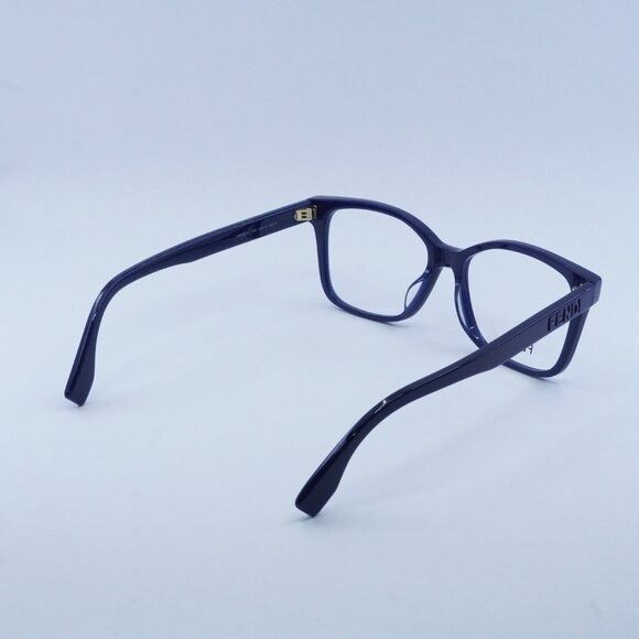 Fendi Fendi FE50016I 090 Eyeglasses Midnight Blue 52mm Square Size ONE SIZE - 8 Thumbnail