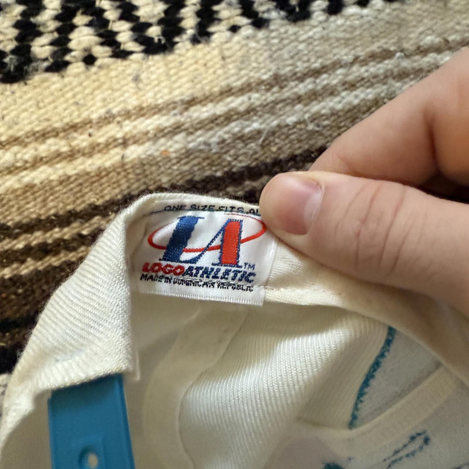 Logo Athletic Vintage LogoAthletic Charlotte Hornets Snapback Size ONE SIZE - 5 Thumbnail