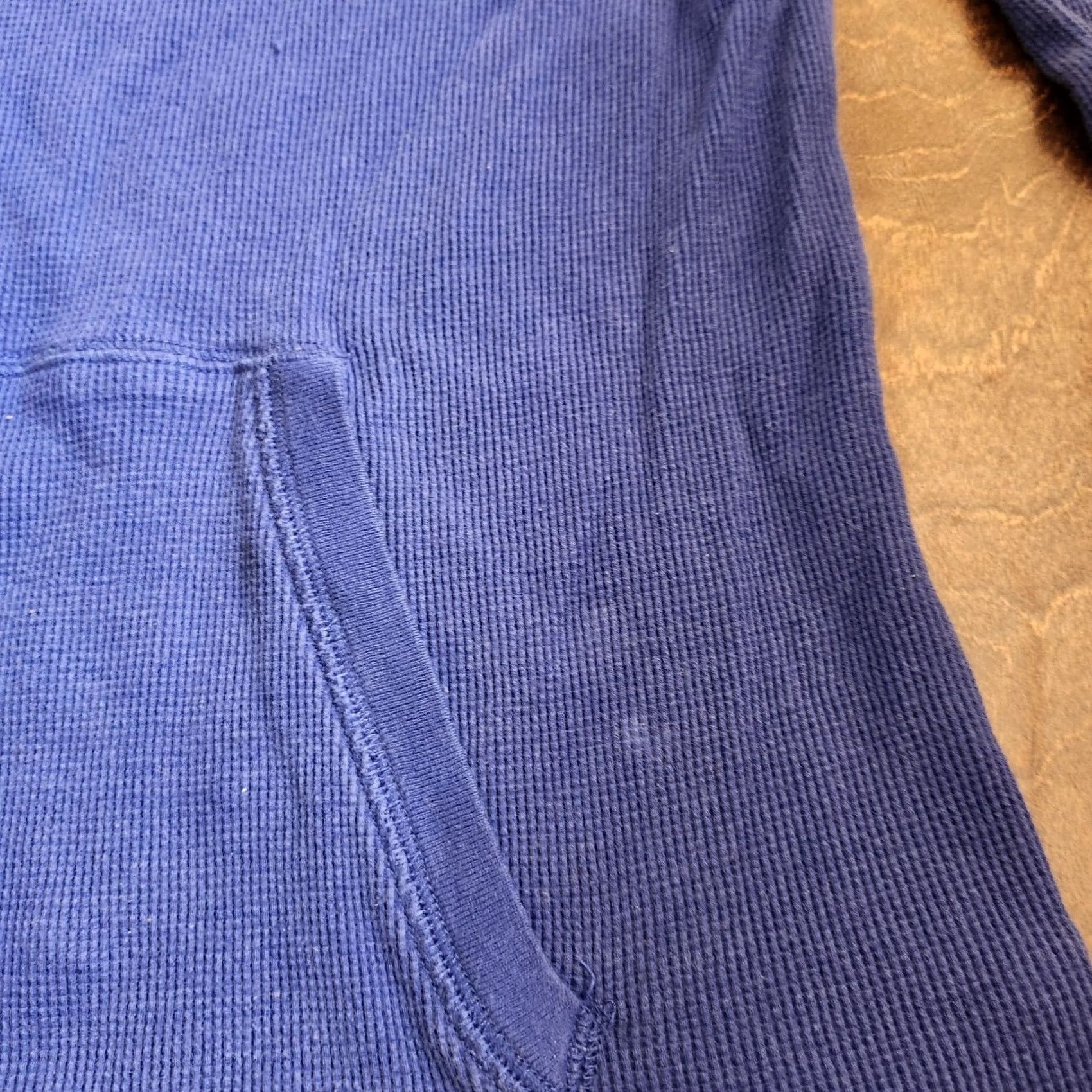 Ralph Lauren Lauren Active Ralph Lauren Women's Junior Hoodie Blue Thermal L Junior Large Blue Pullover Crew Neck Long Sleeve Sports Activewear Jacket Womens Size L / US 10 / IT 46 - 6 Thumbnail
