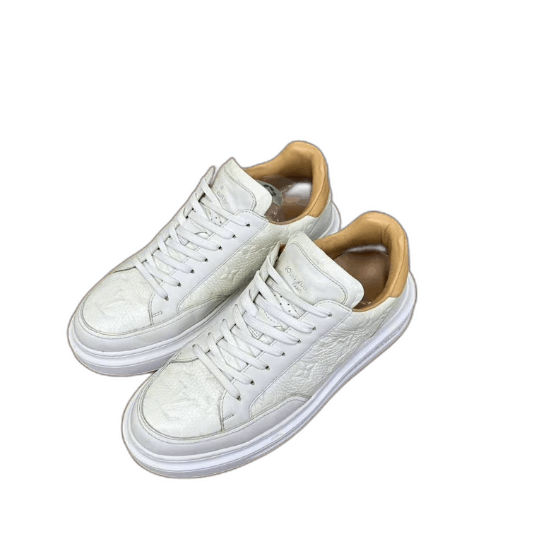 Louis Vuitton louis vuitton white thick sole shoes Size US 5.5 / EU 38 - 1 Thumbnail