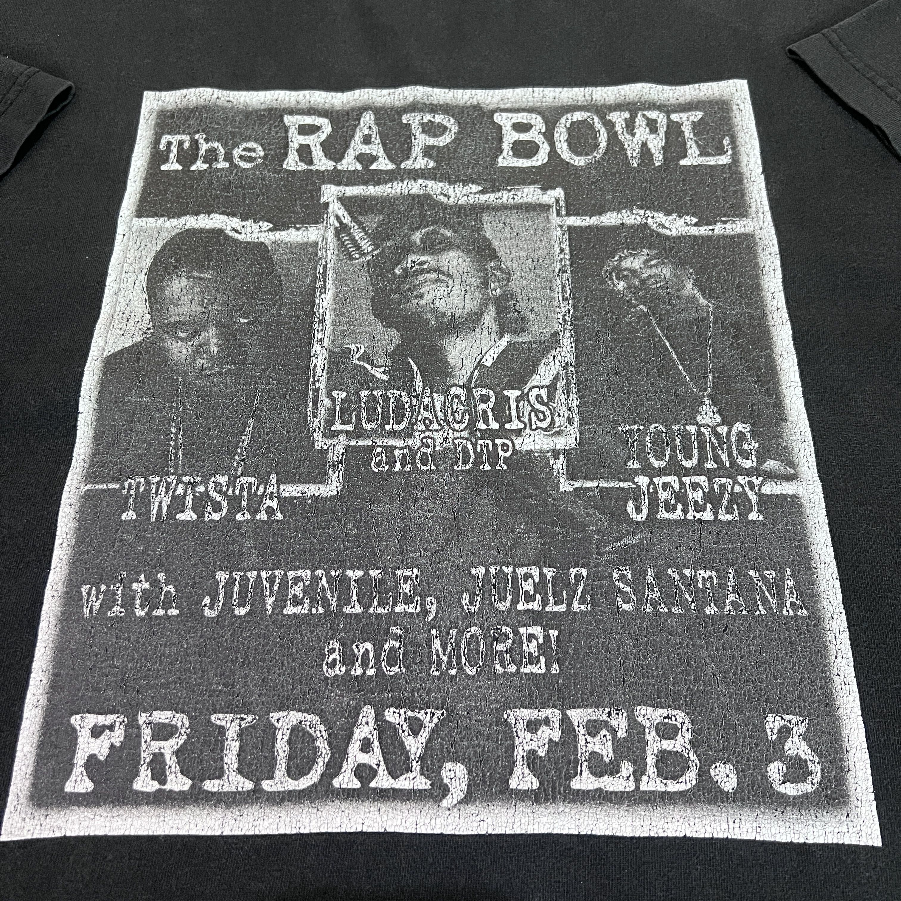 Vintage Y2K Rap Bowl Ludacris Twista Jeezy Juvenile Juelz Santana Size US XXL / EU 58 / 5 - 6 Thumbnail