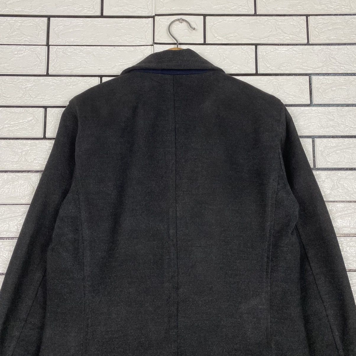 Japanese Brand Wool Long Jacket Overcoat Beams Heart Issey Miyake Size US M / EU 48-50 / 2 - 10 Thumbnail