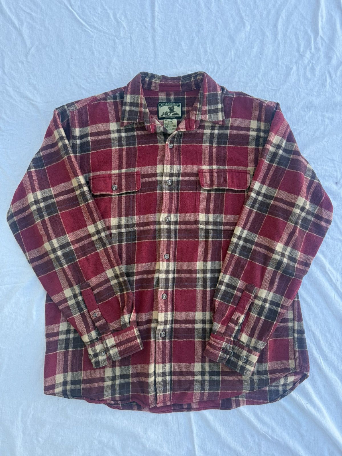 Field & Stream Field & Stream Flannel Men's XL Tall Plaid Long Sleeve Size US XL / EU 56 / 4 - 1 Thumbnail