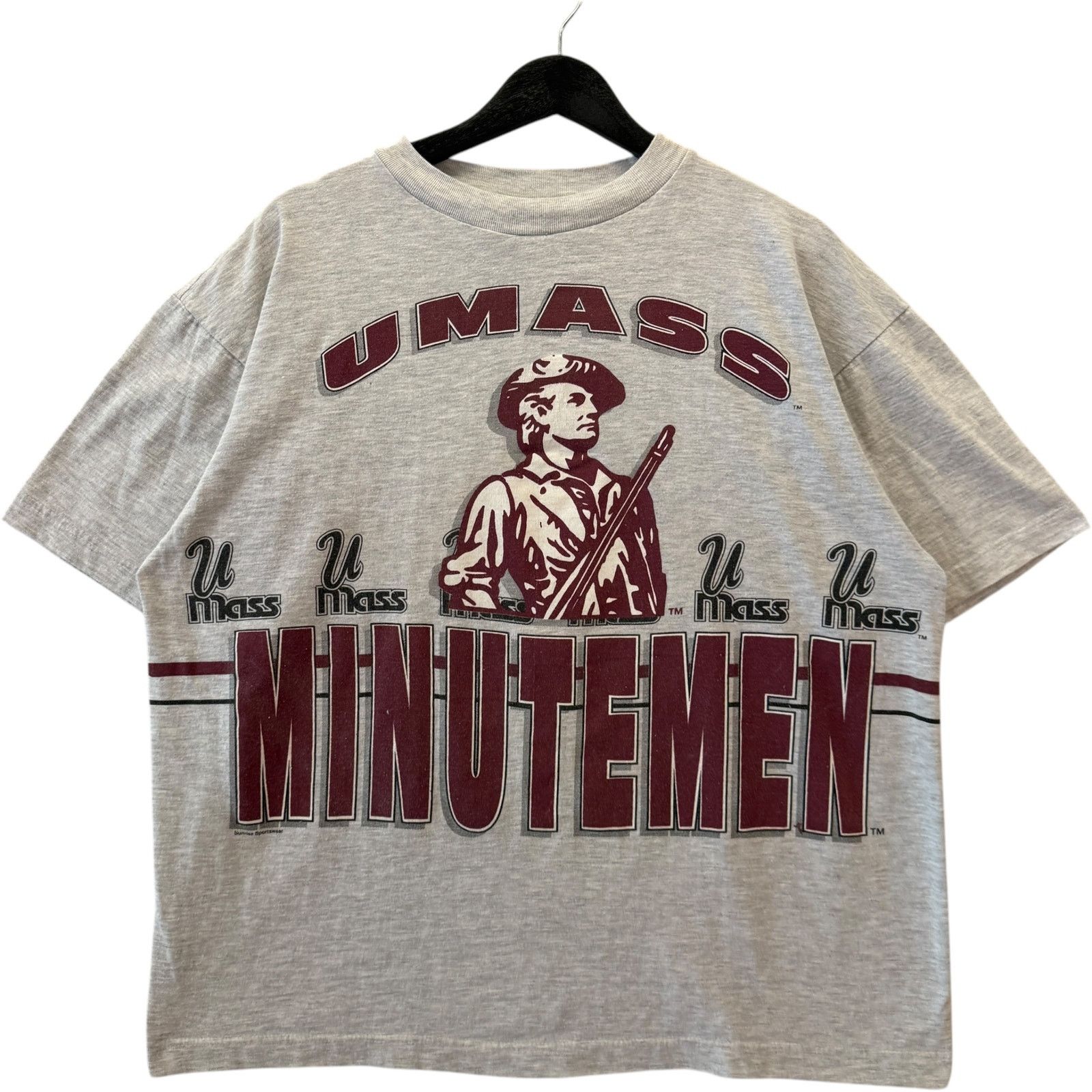 Vintage University Of Massachusetts Minutemen Tee Men's XXL