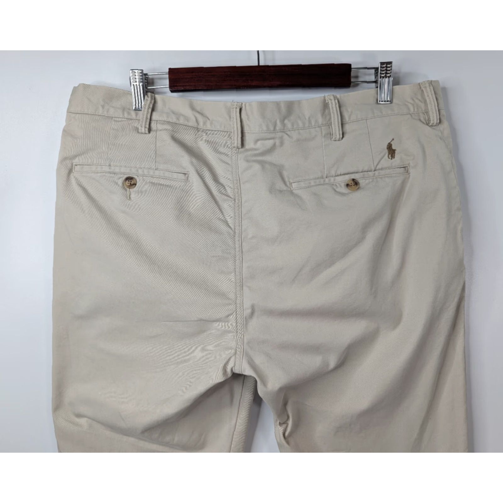 Polo Ralph Lauren Polo Ralph Lauren Pants Mens 36x30 Beige Khaki Chino Straight Fit Stretch Pocket Zipper Button Logo Casual Formal Business City Preppy Mens Size US M / EU 48-50 / 2 - 5 Thumbnail