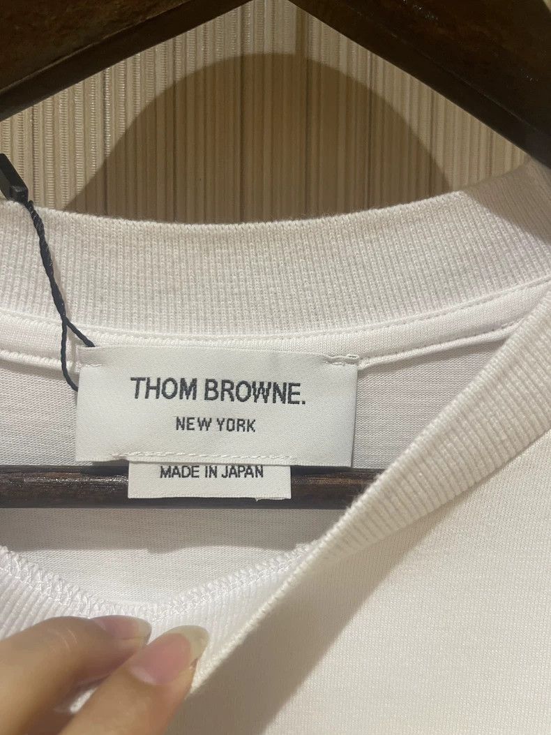 Thom Browne Thom Browne White short sleeves Size US L / EU 52-54 / 3 - 2 Thumbnail
