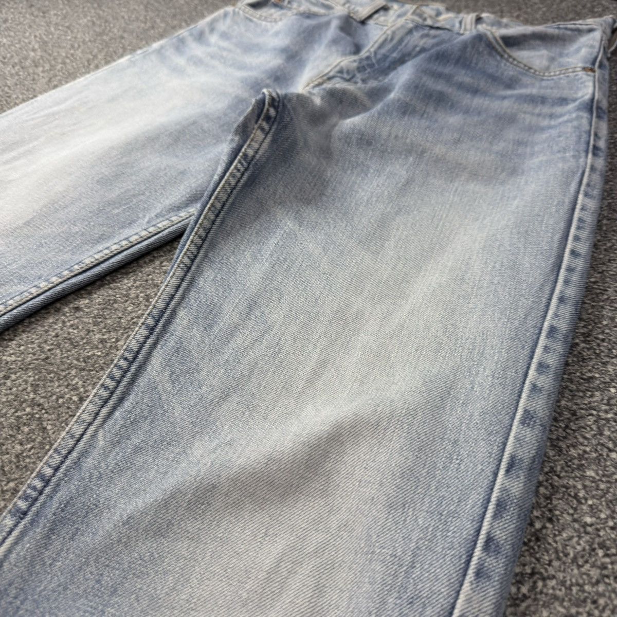 Levi's Vintage Clothing Vintage 80s 503-0217 Light Faded Washed Distressed Denim Size US 31 - 5 Thumbnail