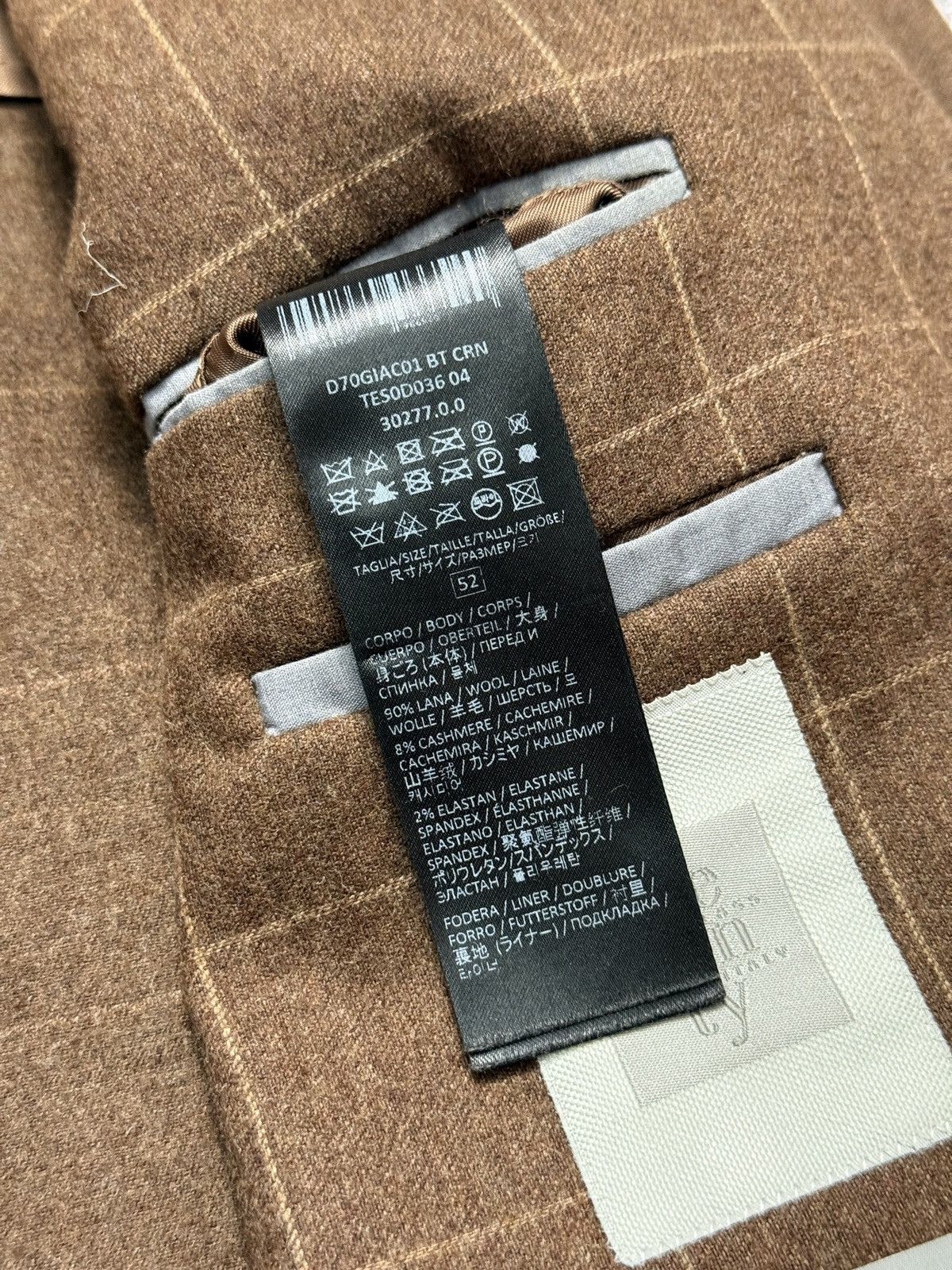 Eleventy Eleventy Brown Check Blazer Wool Cashmere Athletic Fit Sz 52 Size 52L - 11 Thumbnail