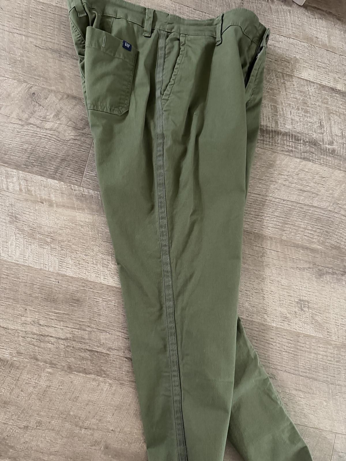 Gap GAP Olive Green Chino Pants Size 8 Size 30" / US 8 / IT 44 - 7 Thumbnail