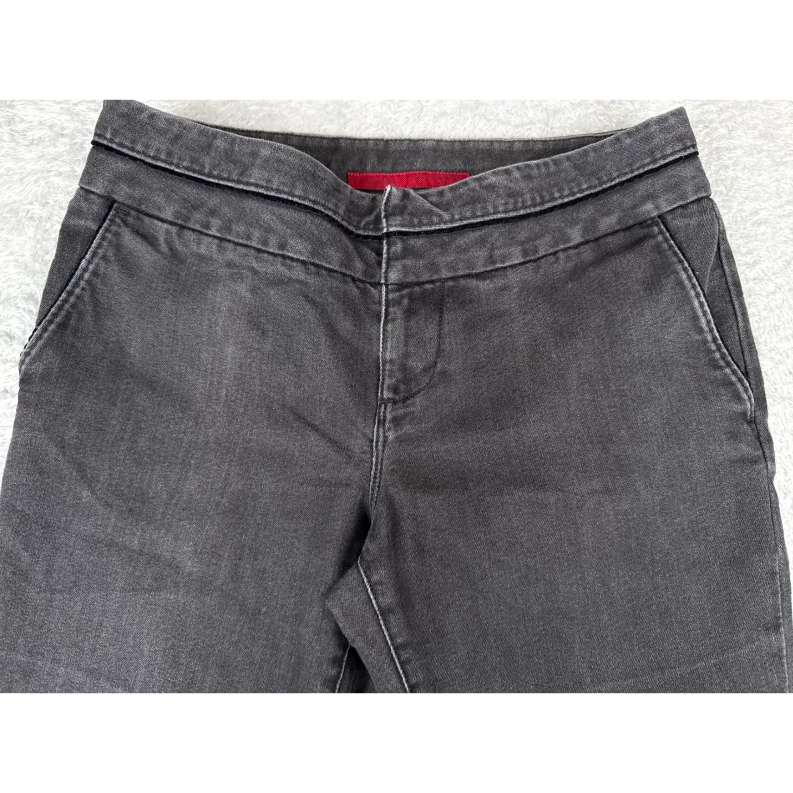 Banana Republic Banana Republic Jeans Women's 4 Black Denim Flared Regular Fit 30x31 Size 27" / US 4 / IT 40 - 4 Thumbnail