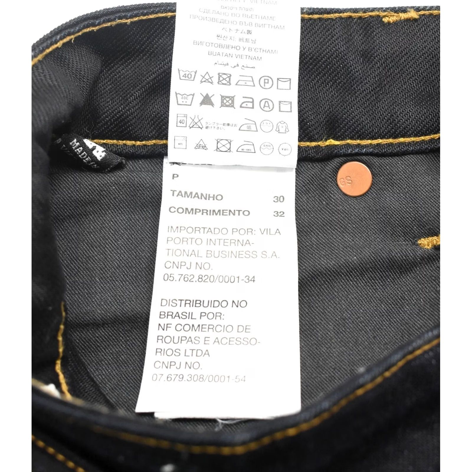 G-Star G-STAR 3301 Low Tapered Jeans W30/L32 Faded Whiskers Button Fly Men's Size US 30 / EU 46 - 7 Thumbnail
