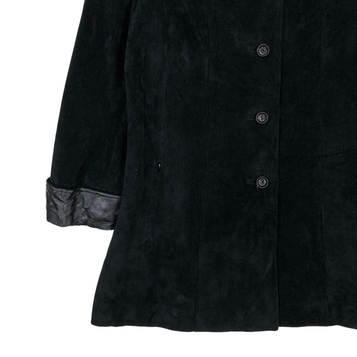 Japanese Brand 🔥 Rich Black - Vintage Long Jacket Longchamp Size US M / EU 48-50 / 2 - 4 Thumbnail