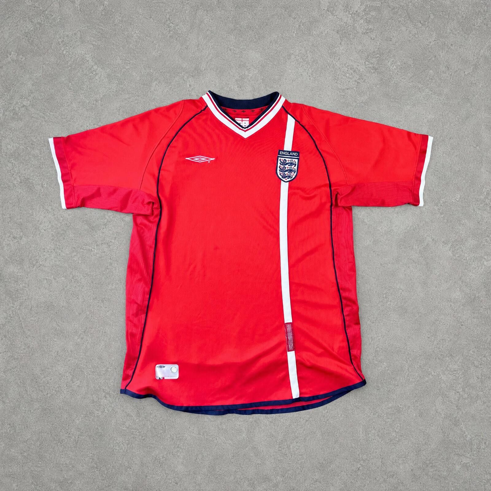 Umbro 2001/03 England Away Shirt Umbro (XL) Size US XL / EU 56 / 4 - 1 Thumbnail