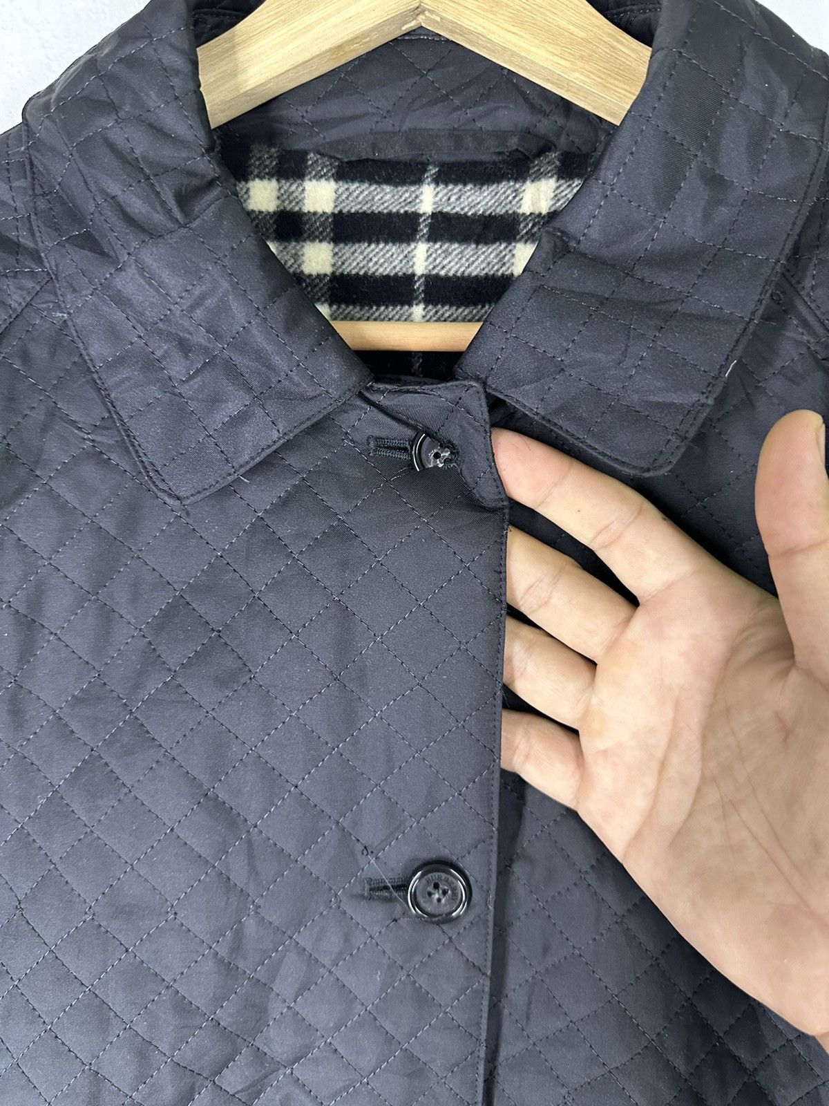 Burberry Burberry London Nova Check Trench Coat Jacket Black Size US M / EU 48-50 / 2 - 7 Thumbnail