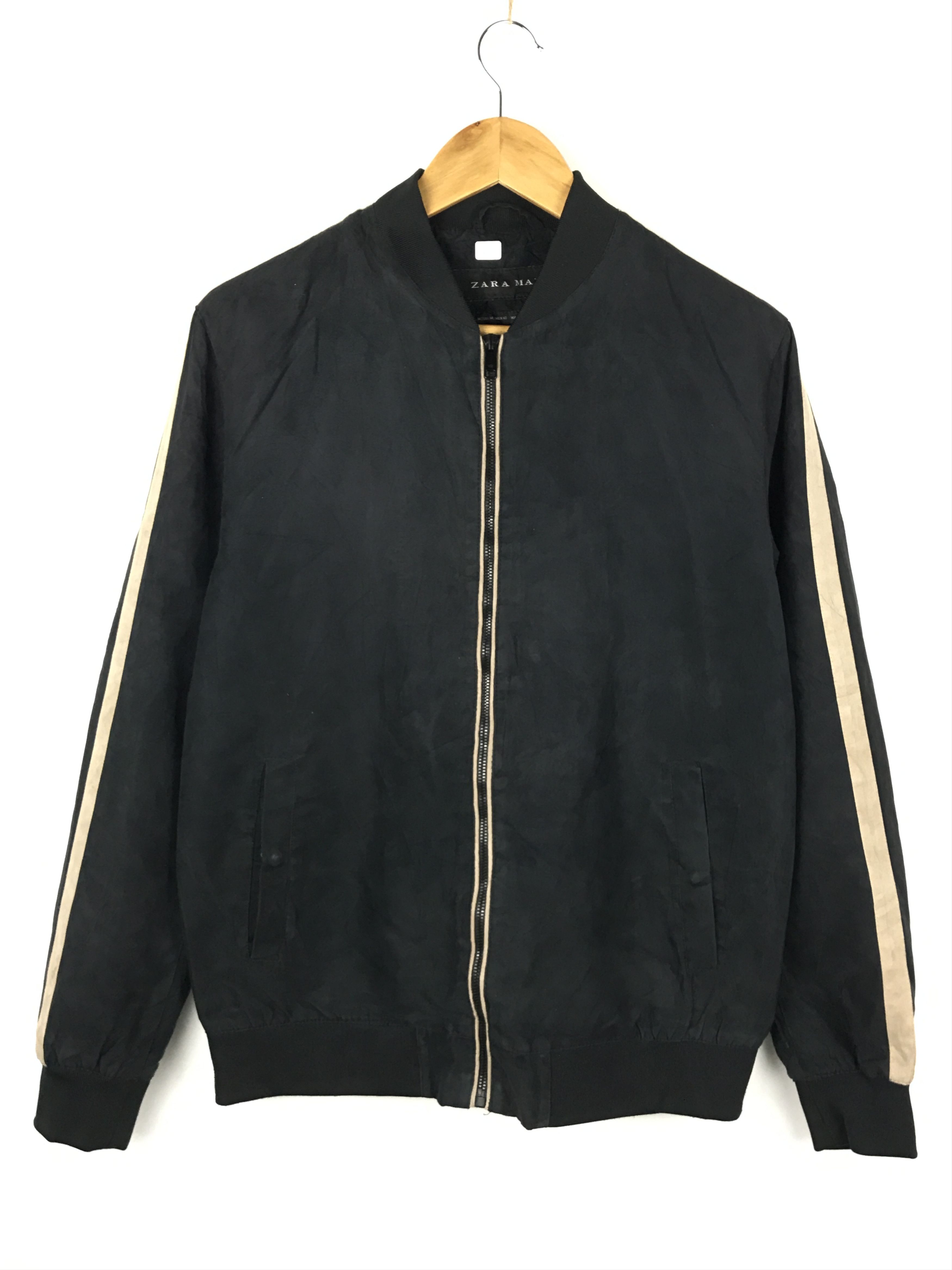 Ader Error × Zara Ader error X Zara Oversized Bomber Jacket Black