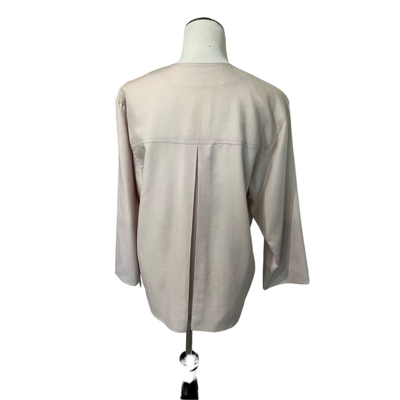 Geoffrey Beene Geoffrey Beene NWT light pink wool cardigan coat oversized s Size M / US 6-8 / IT 42-44 - 2 Thumbnail