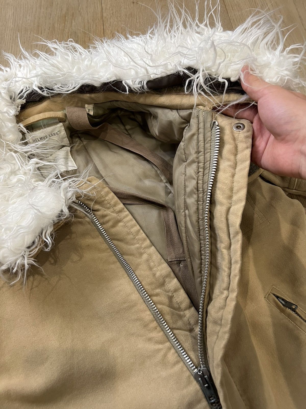 Helmut Lang Helmut Lang AW99 Moleskin Astro Biker Jacket Size US M / EU 48-50 / 2 - 6 Thumbnail