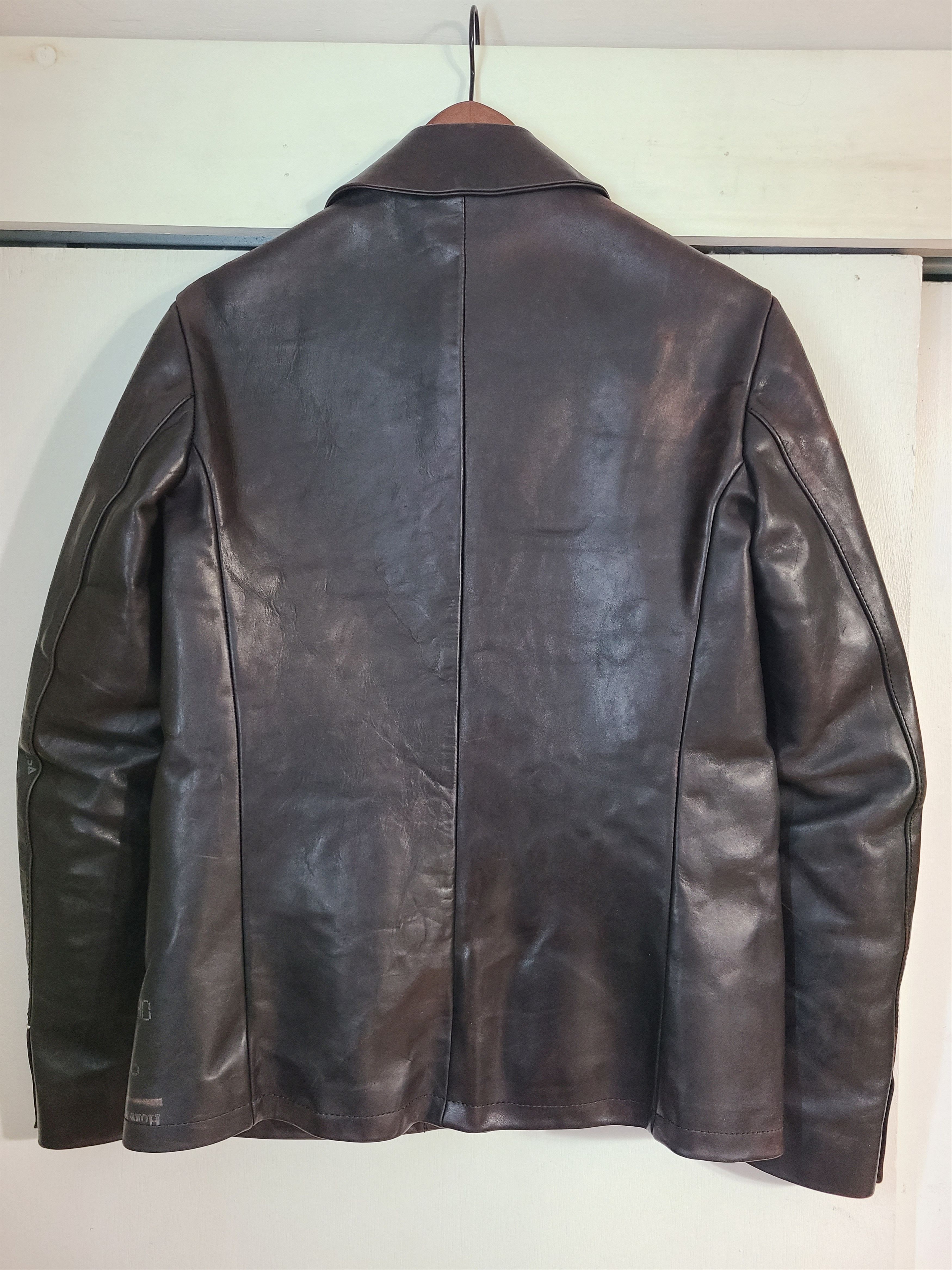 IERIB IERIB Horween Horsehide Collared Leather Jacket Size US M / EU 48-50 / 2 - 2 Thumbnail