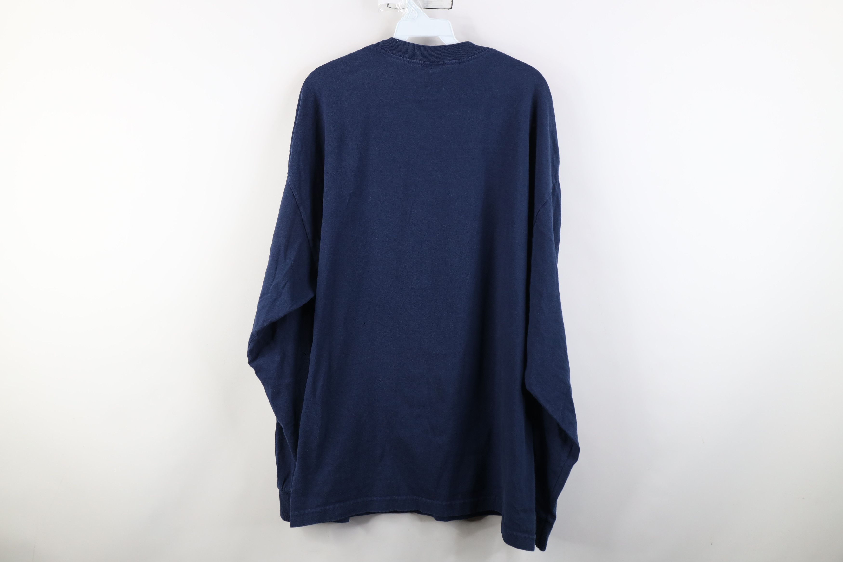 Vintage Vintage Y2K Tigers Baseball Long Sleeve T-Shirt Blue Size US XXL / EU 58 / 5 - 14 Thumbnail