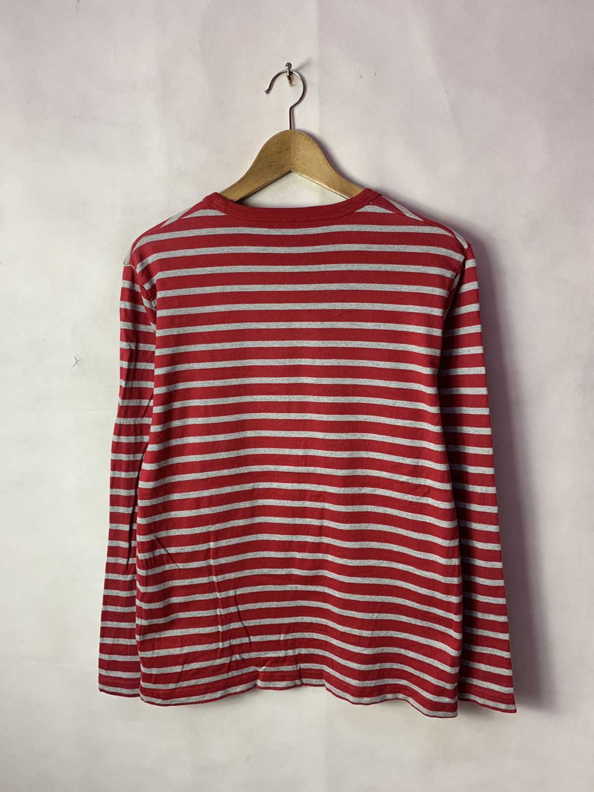 Japanese Brand × Uniqlo 🔥 Uniqlo Red Stripes Nirvana Kurt Cobain Grunge Style Size US M / EU 48-50 / 2 - 3 Thumbnail