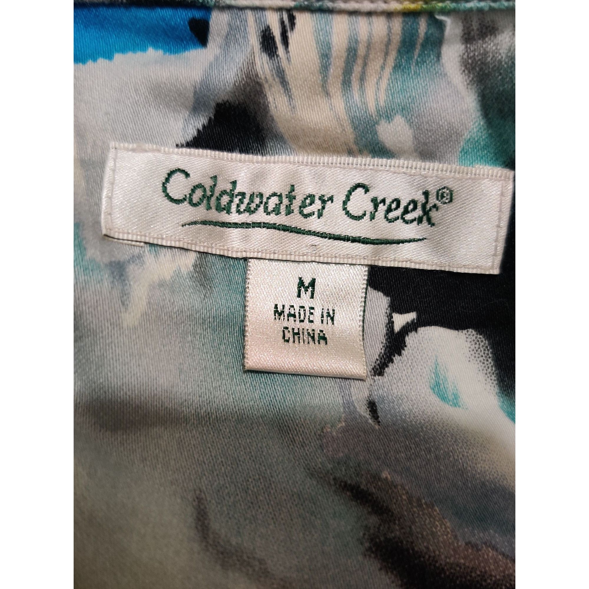 Coldwater Creek Coldwater Creek M Womens Jacket Painterly Floral Print Cotto Size M / US 6-8 / IT 42-44 - 7 Thumbnail