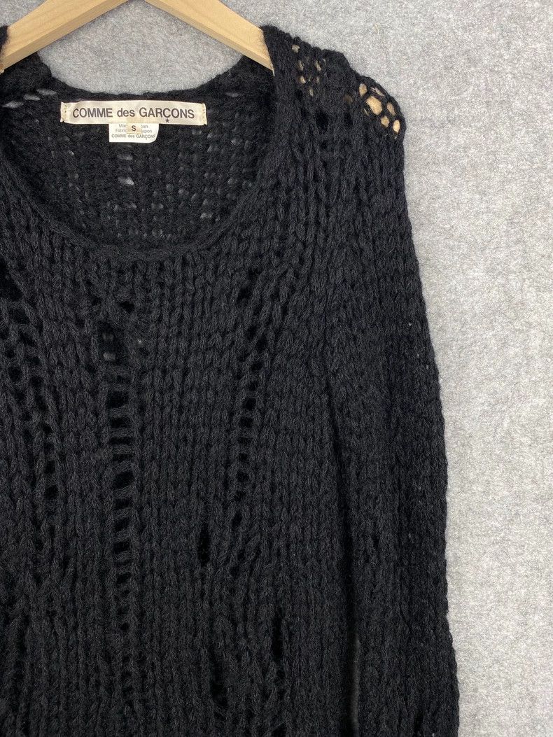 Comme des Garcons Comme Des Garcons Hand-woven cutout mohair-blend sweater Size S / US 4 / IT 40 - 5 Thumbnail