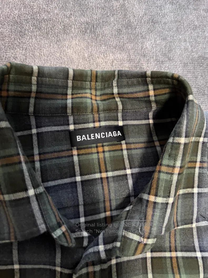 Balenciaga Balenciaga Big Logo Shirt Size XS / US 0-2 / IT 36-38 - 3 Thumbnail