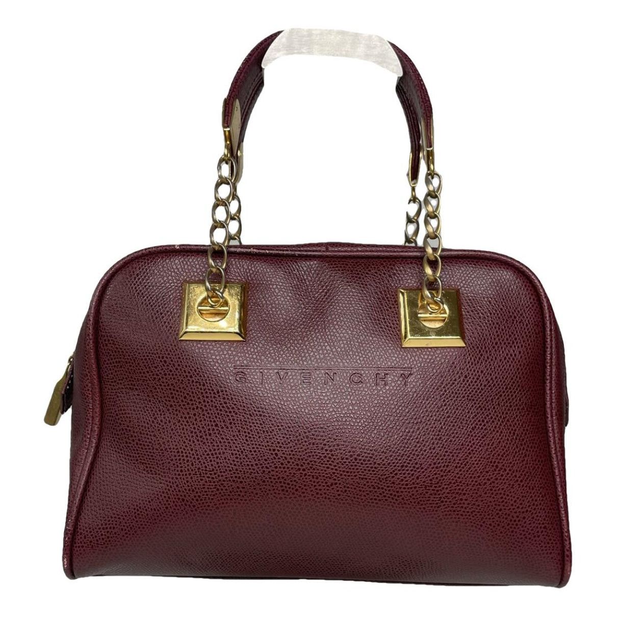 Givenchy Kenny Purple Leather Handbag Size ONE SIZE - 1 Thumbnail