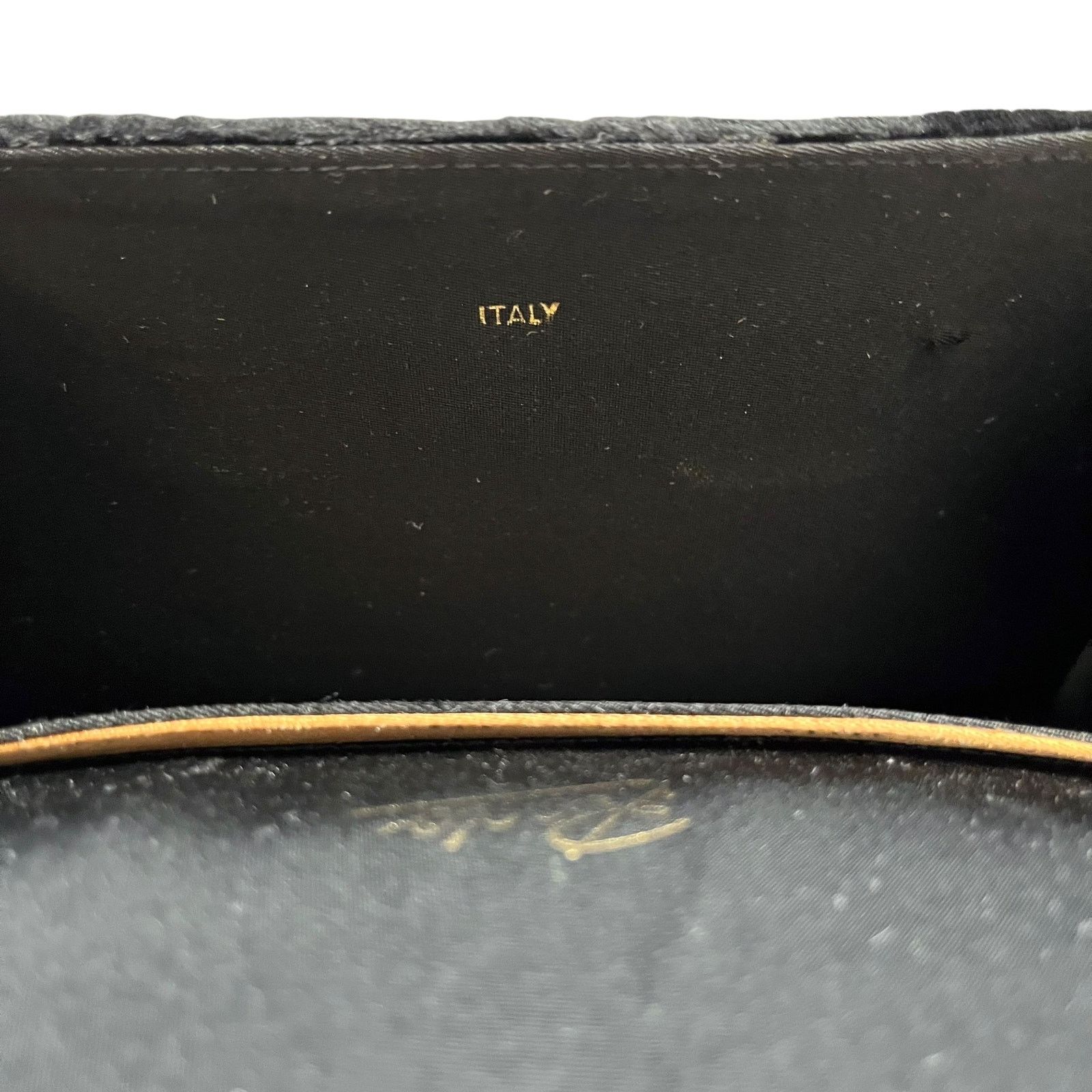 Vintage Vintage Rodo Black Moire Velvet Chainlink Evening Bag Size ONE SIZE - 5 Thumbnail