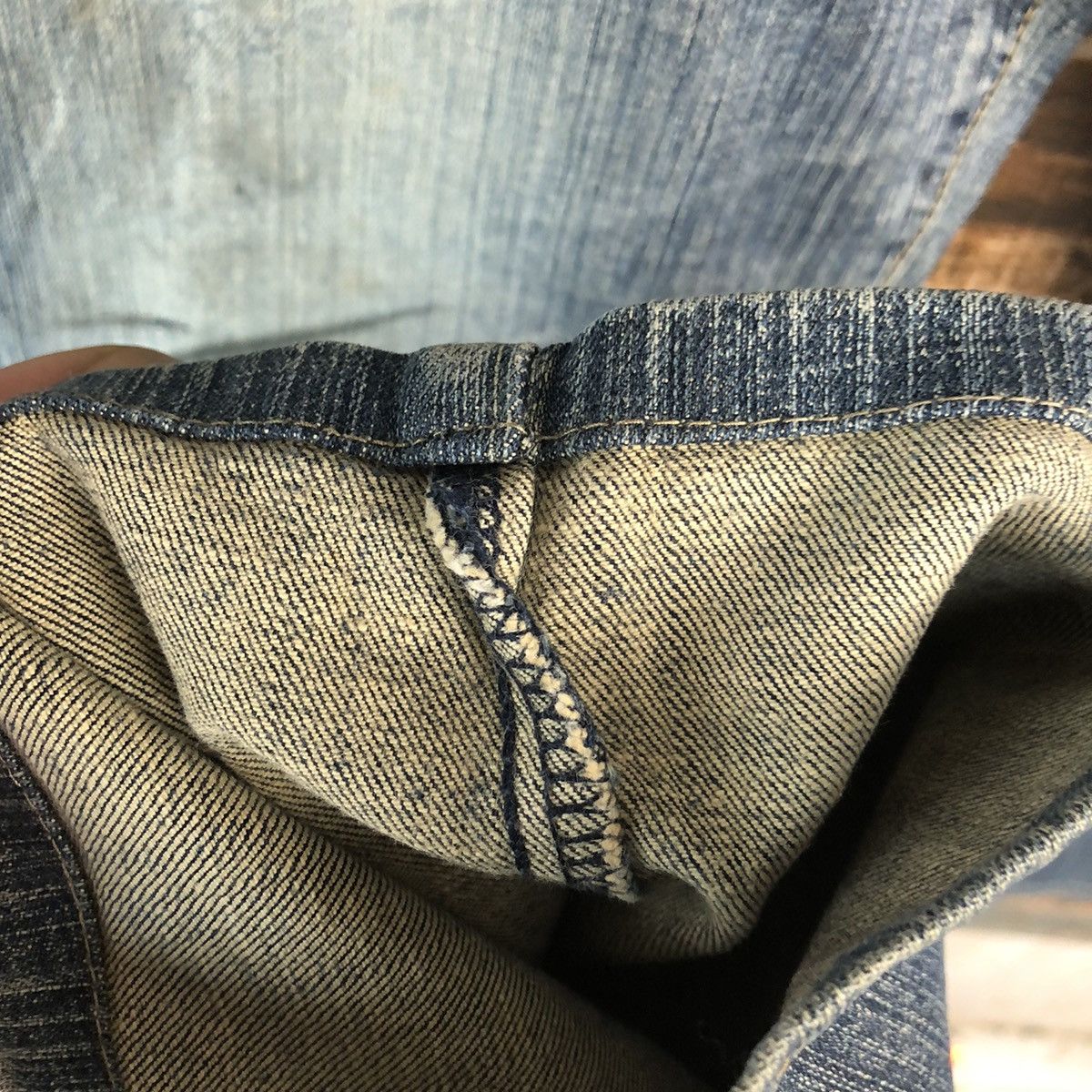 Wrangler Wrangler Blue vintage ripped Distressed Denim Pants #A2381 Size US 36 / EU 52 - 11 Thumbnail