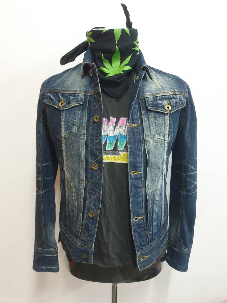 Japanese Brand Mind Blow Japan brand blue raw denim jacket Size US M / EU 48-50 / 2 - 6 Thumbnail