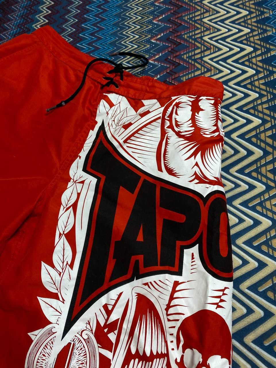Tapout Crazy Y2K Affliction Style Grunge Skater Wings Skull Shorts Size US 36 / EU 52 - 10 Thumbnail