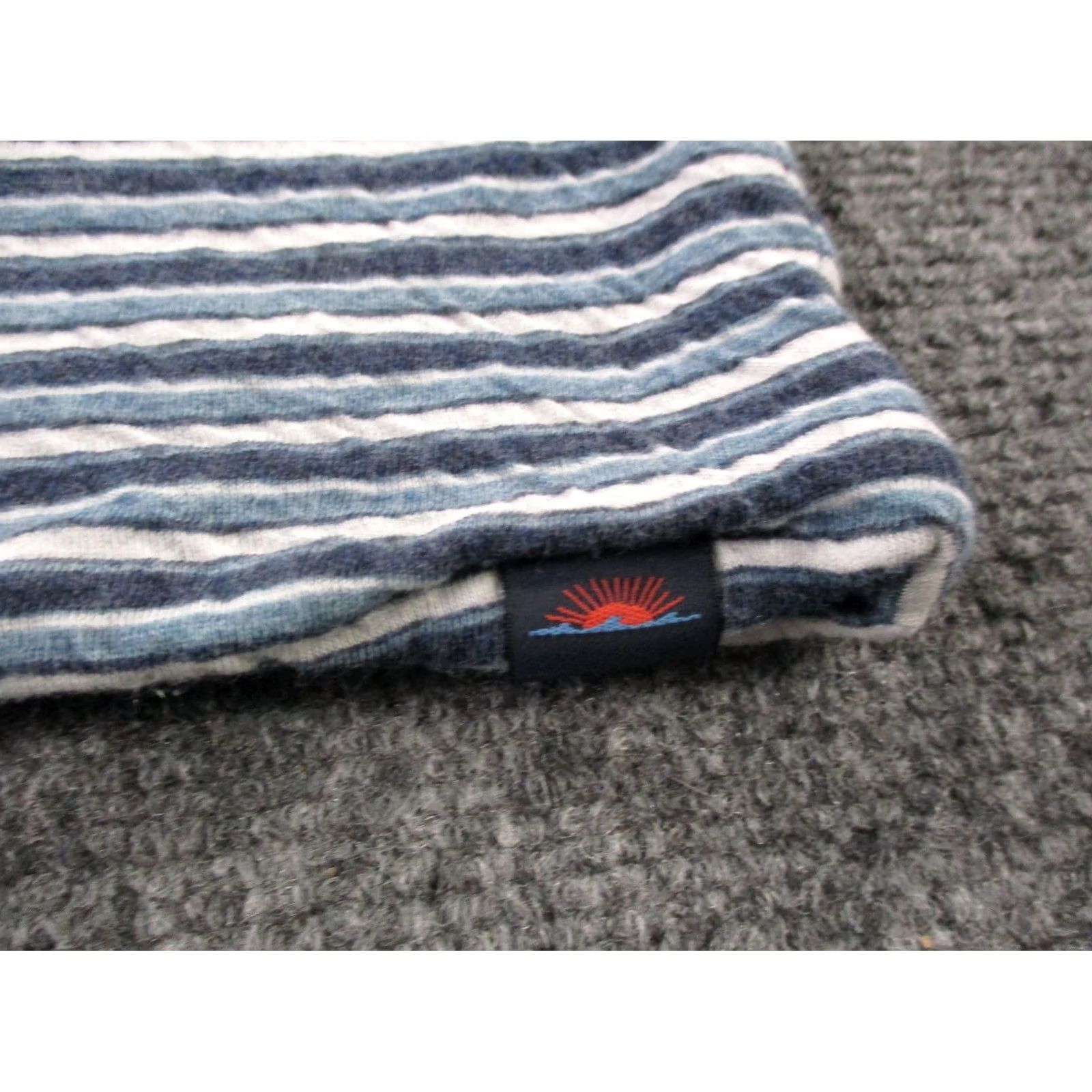 Faherty Faherty Sweatshirt Men M Blue Striped Reversable Pullover Crew Neck Hooded Pockets Thermal Casual Shirt Pullover Mens Clothing Size US M / EU 48-50 / 2 - 5 Thumbnail