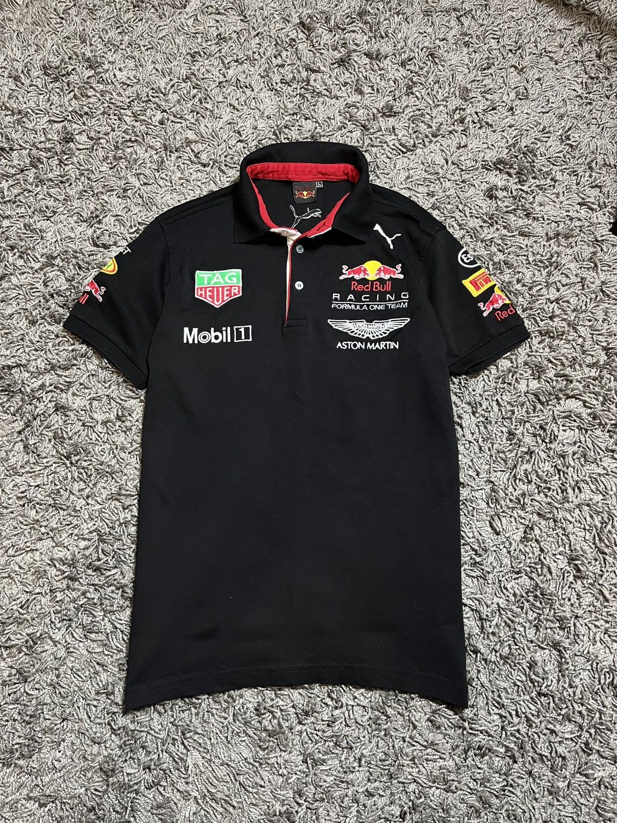 Red Bull RED BULL RACING ASTON MARTIN COTTON Y2K T-SHIRT Size US M / EU 48-50 / 2 - 1 Thumbnail