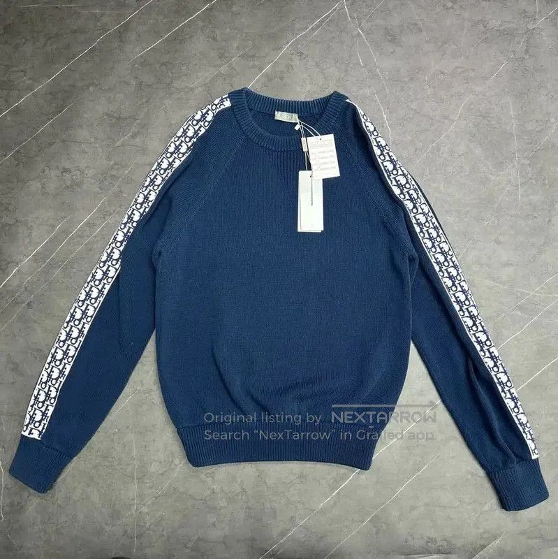 Dior Dior Blue Men's Knit Pullover Sweater . Size US S / EU 44-46 / 1 - 1 Thumbnail