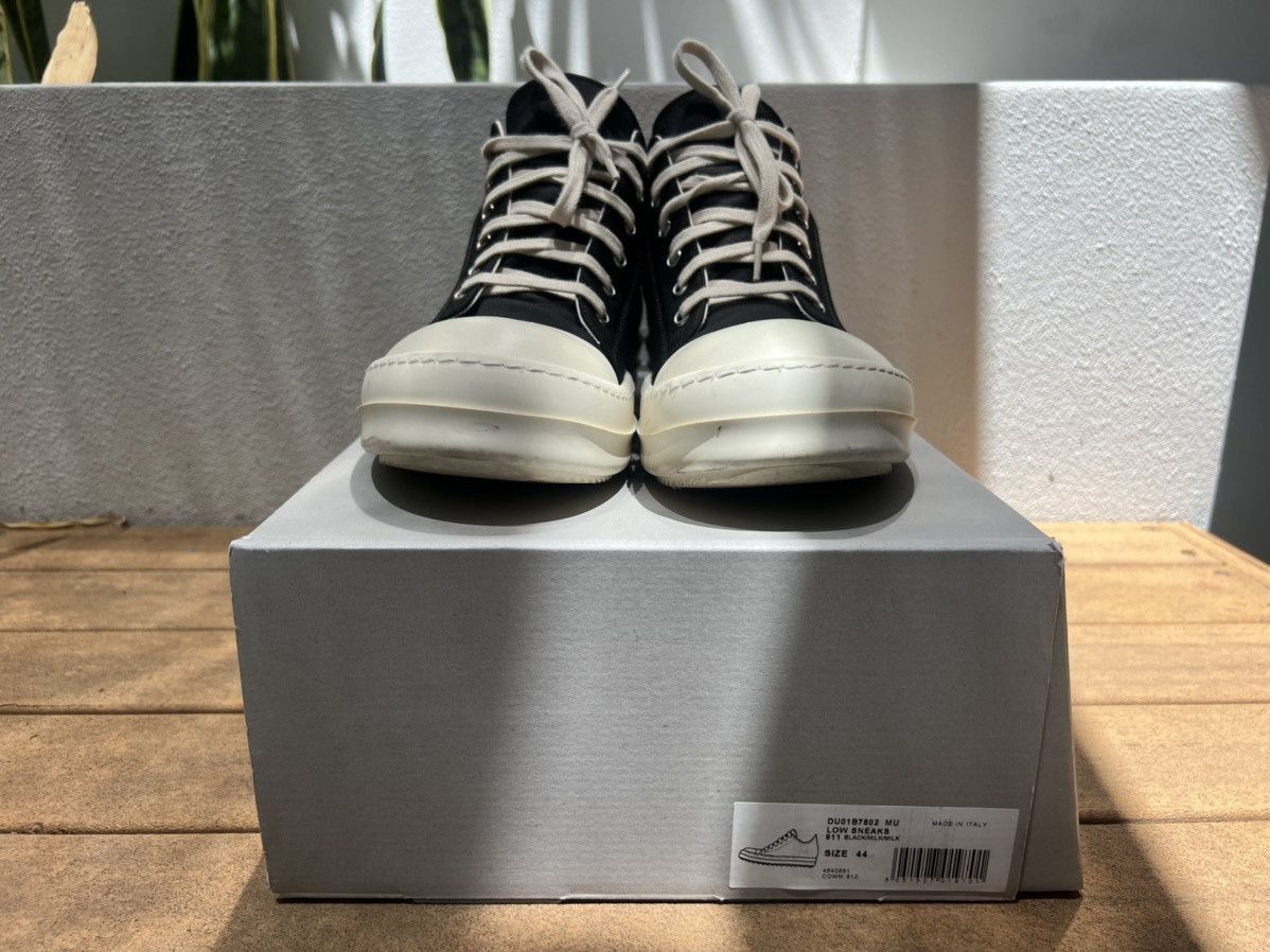 Rick Owens Rick Owens DRKSHDW Low CottonNylon Sneakers Size US 11 / EU 44 - 2 Thumbnail
