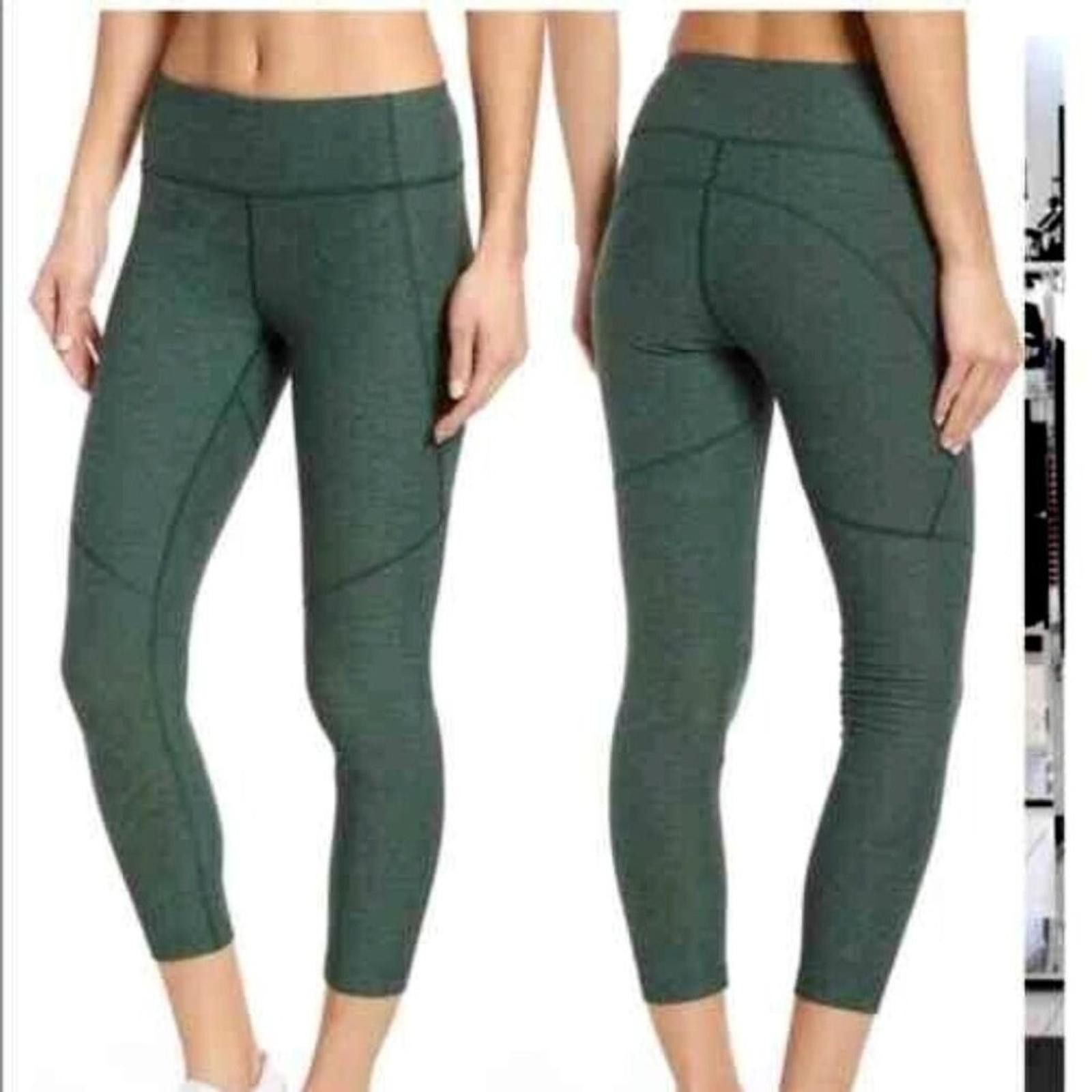 Outdoor Voices Outdoor Voices Warm-up Leggings Hunter Green Women Size S Size 28" / US 6 / IT 42 - 1 Thumbnail